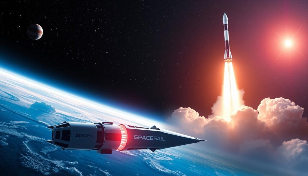 concorrência tecnológica SpaceX